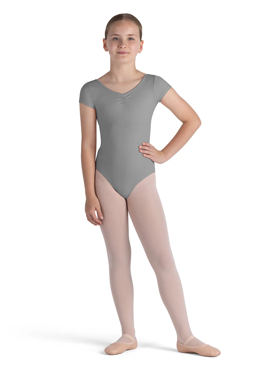 Child Gather Cap Sleeve Leotard (CL4262) - Image 4