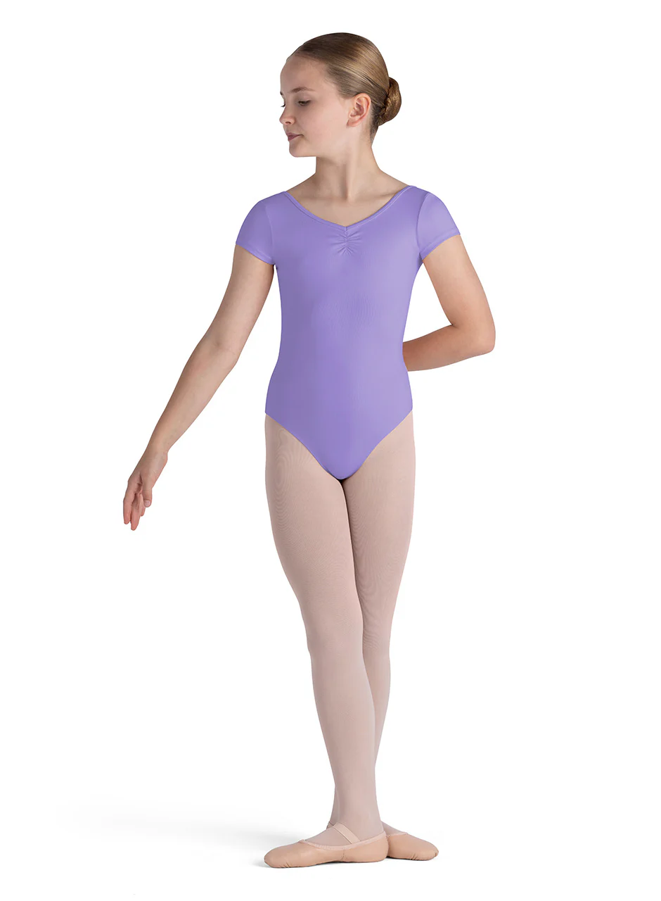Child Gather Cap Sleeve Leotard (CL4262) - Image 5