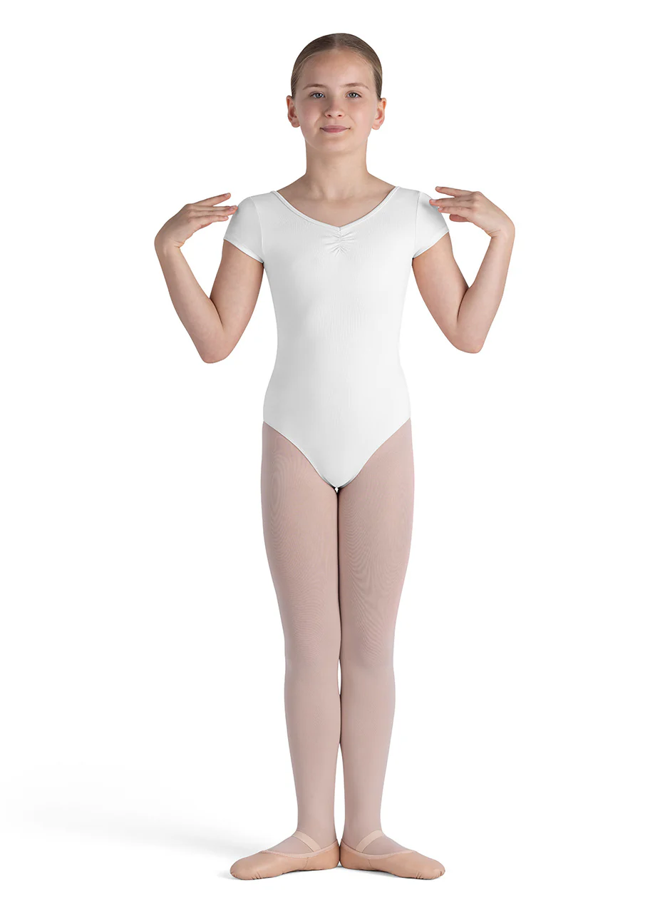 Child Gather Cap Sleeve Leotard (CL4262) - Image 9