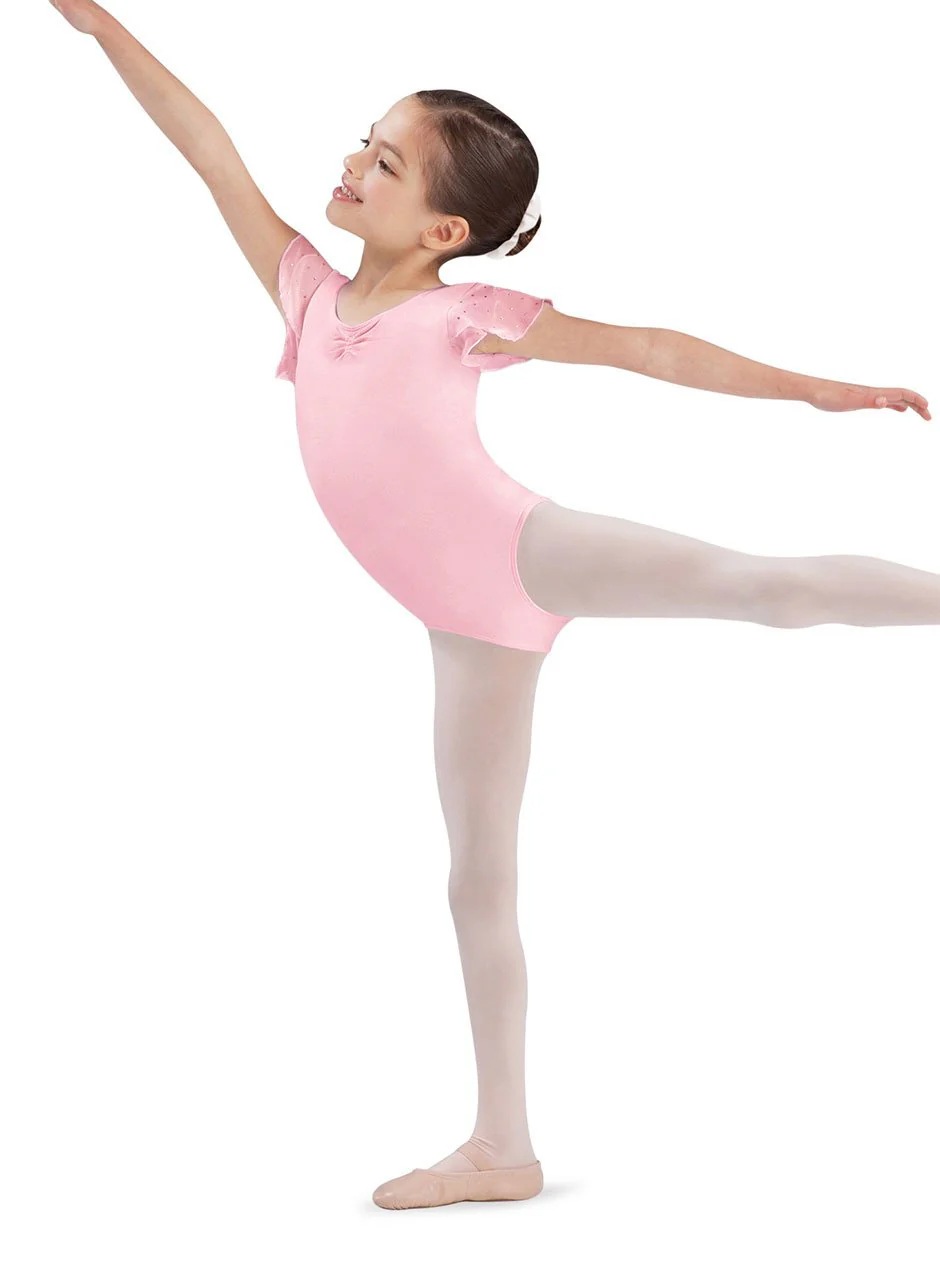 Flutter Sleeve Leotard with Sequins (CL3732) - Image 2