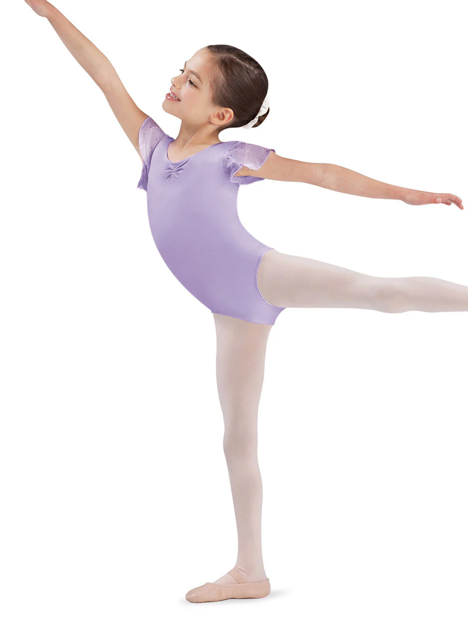 Flutter Sleeve Leotard with Sequins (CL3732) - Image 3