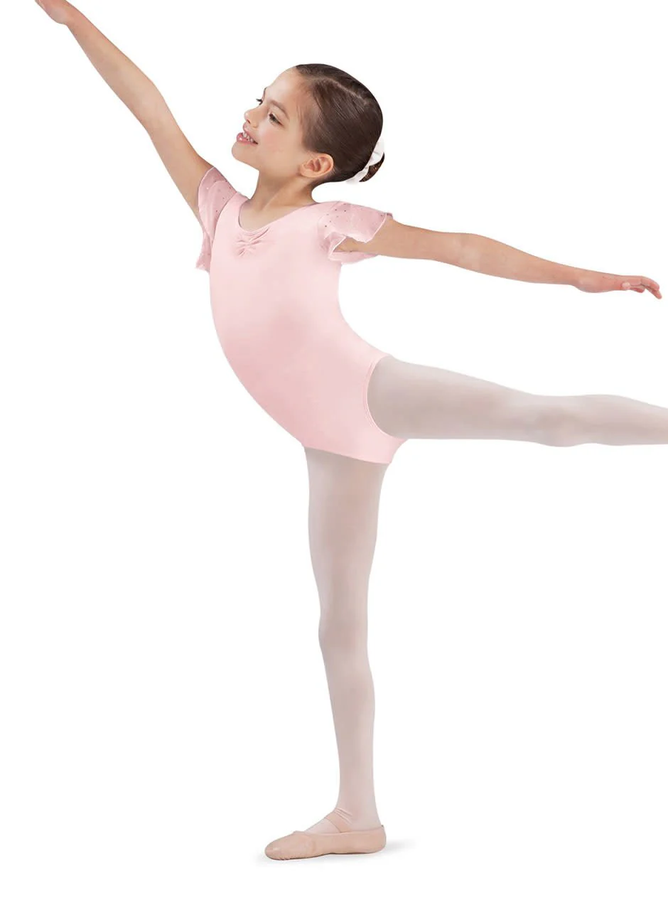 Flutter Sleeve Leotard with Sequins (CL3732) - Image 4