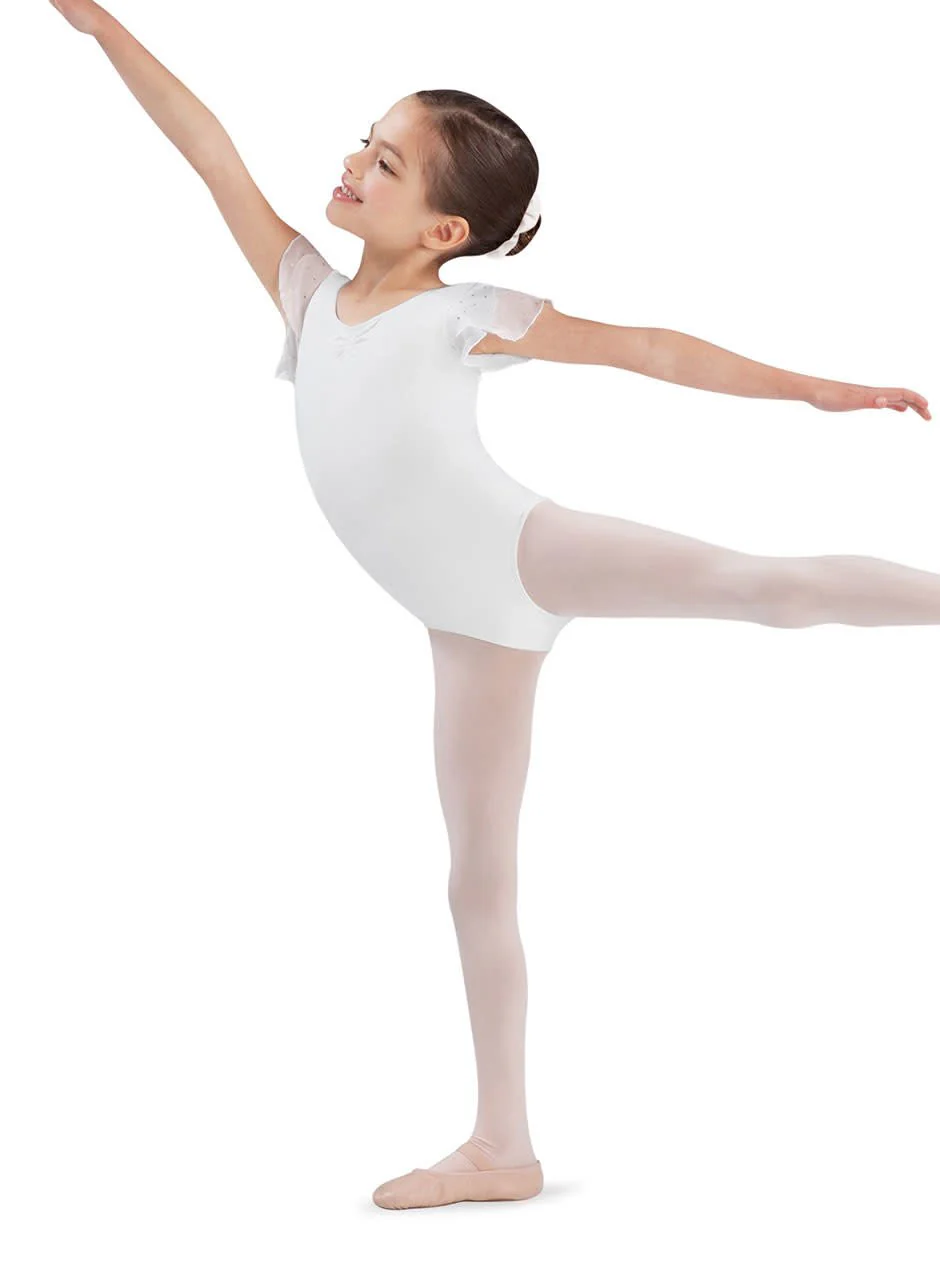 Flutter Sleeve Leotard with Sequins (CL3732) - Image 6