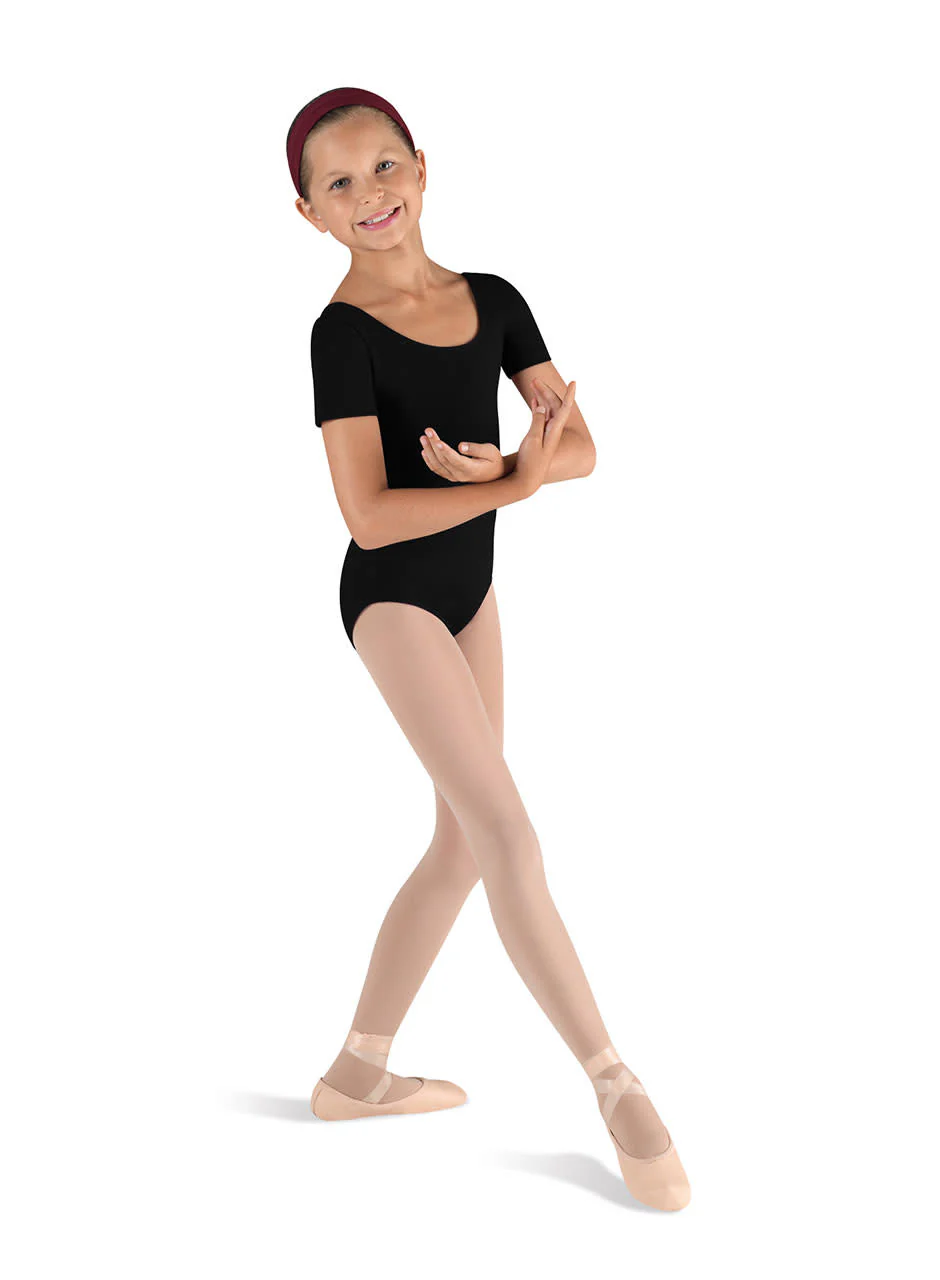 Short Sleeve Round Neck Leotard (CL5402)