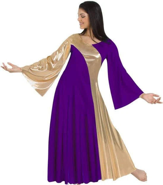 Child Asymmetrical Bell Dress (0592) DISCONTINUED - Image 2