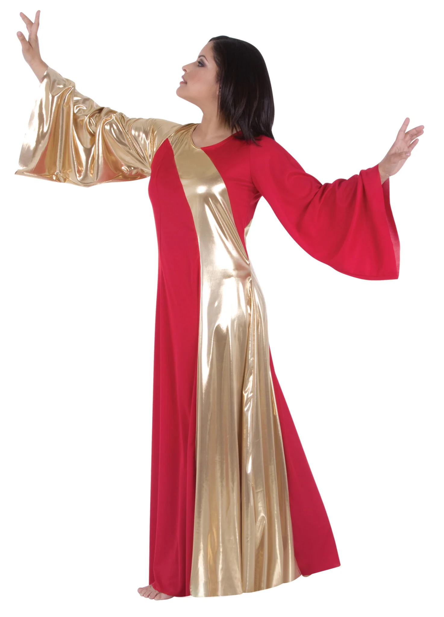 Child Asymmetrical Bell Dress (0592) DISCONTINUED - Image 4