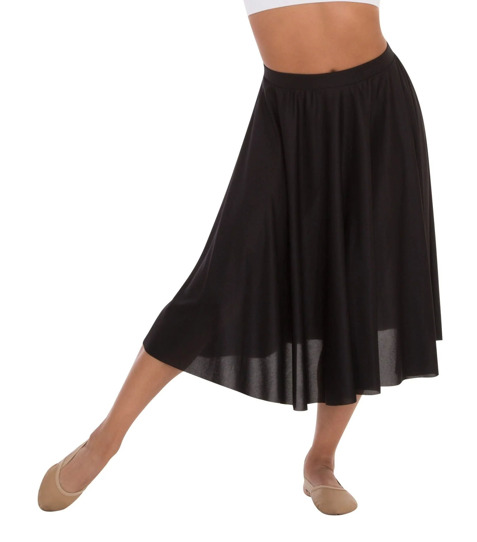 Adult Dance Below-The-Knee Circle Skirt (511)