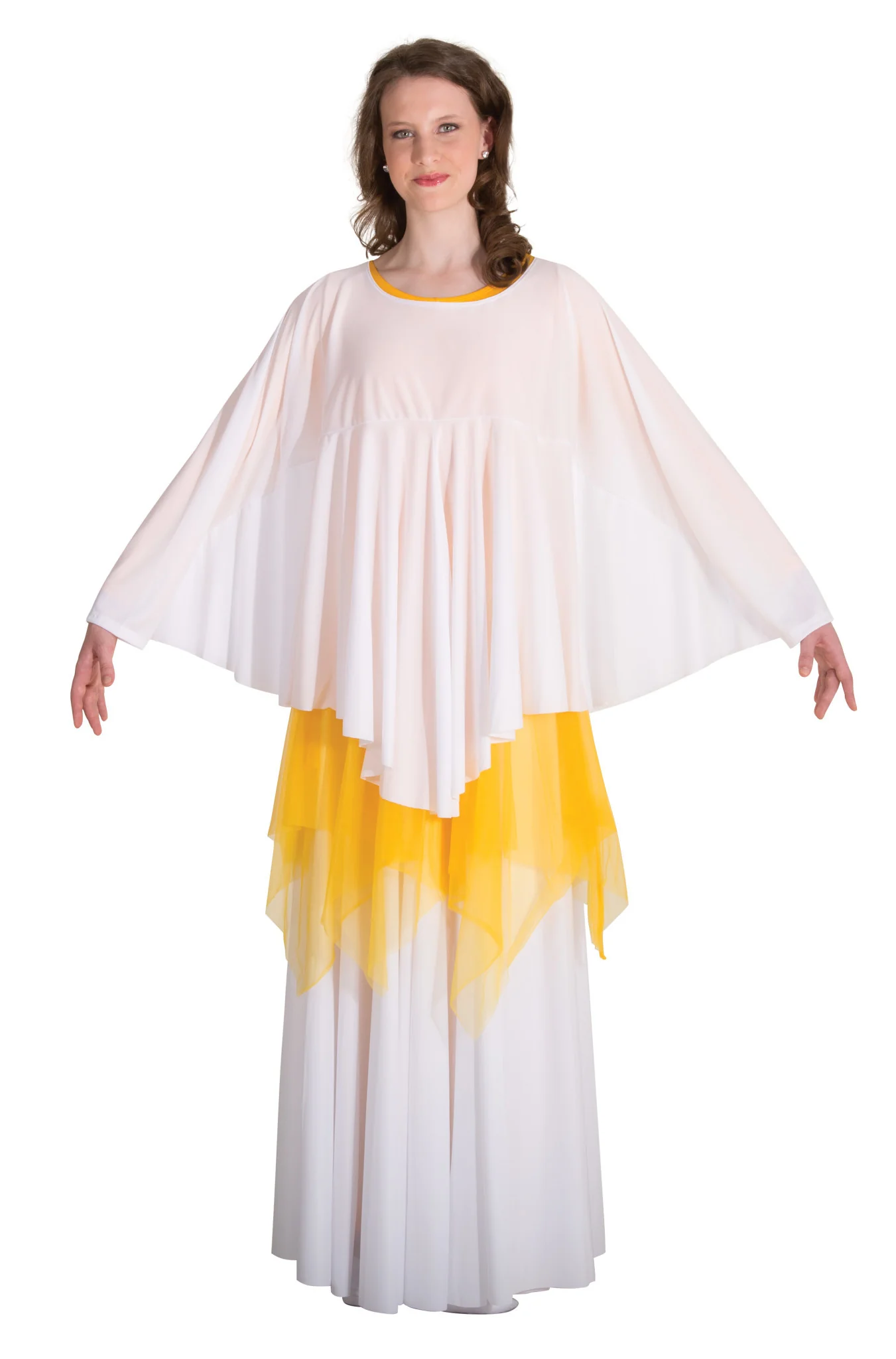 Adult Uneven Hem Double Layer Skirt (539) DISCONTINUED - Image 3