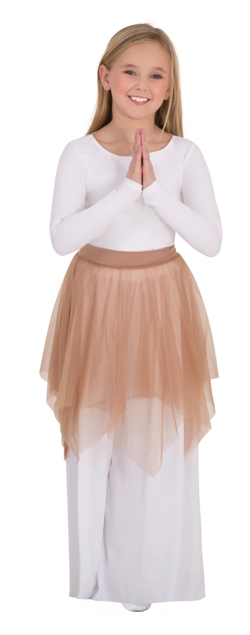 Adult Plus Uneven Hem Double Layer Skirt (539XX) DISCONTINUED - Image 2