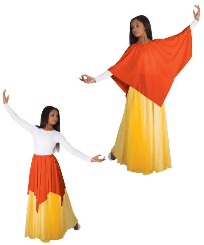 Adult Plus Handkerchief Skirt/Cape (600XX)