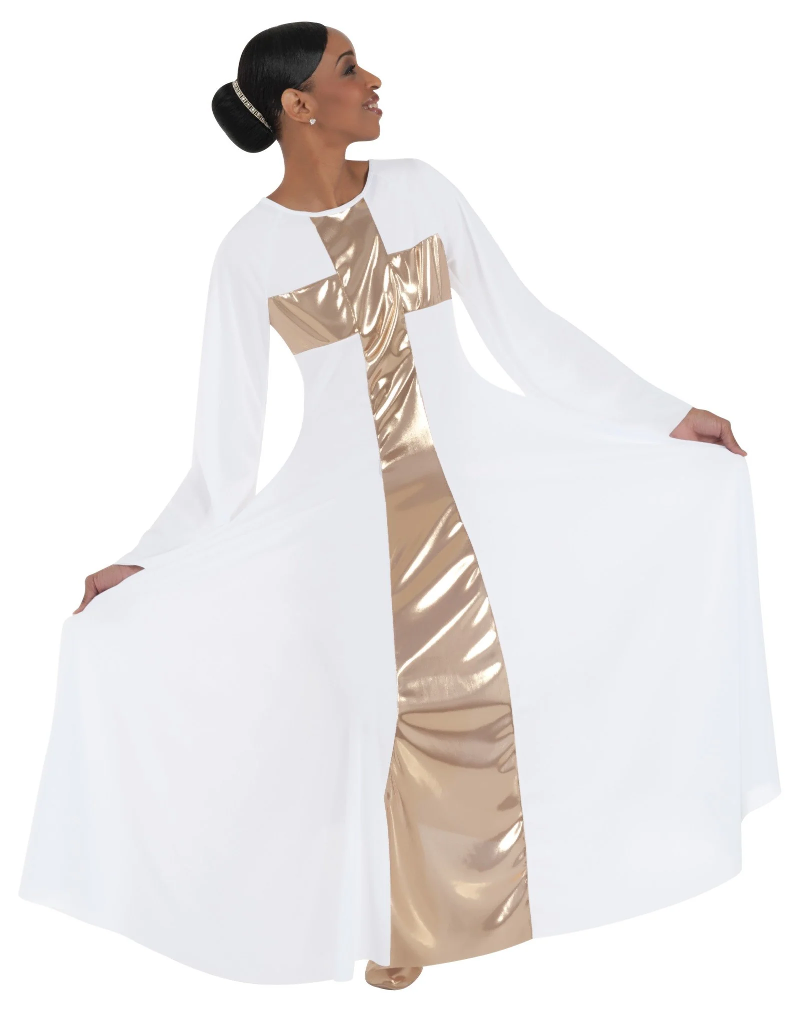 Adult Praise Cross Long Dress (620)