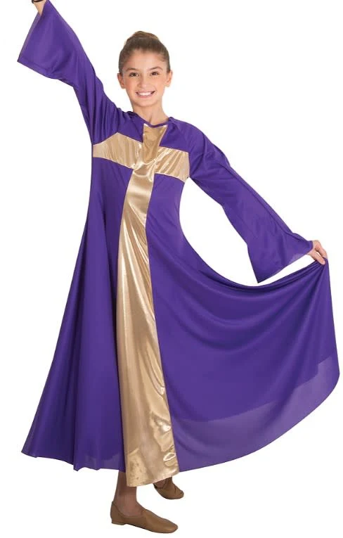 Adult Plus Praise Cross Long Dress (620XX) - Image 3