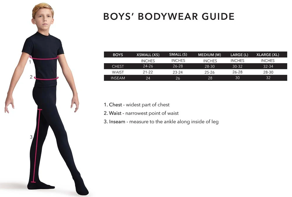 Capezio Boys Footed Tights (10361B) - Image 3