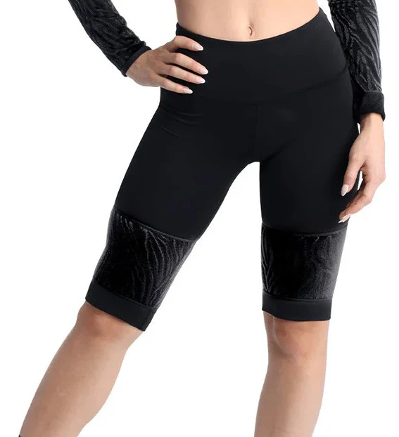 Adult High Waisted Knee-Length Bike Short (20400A)