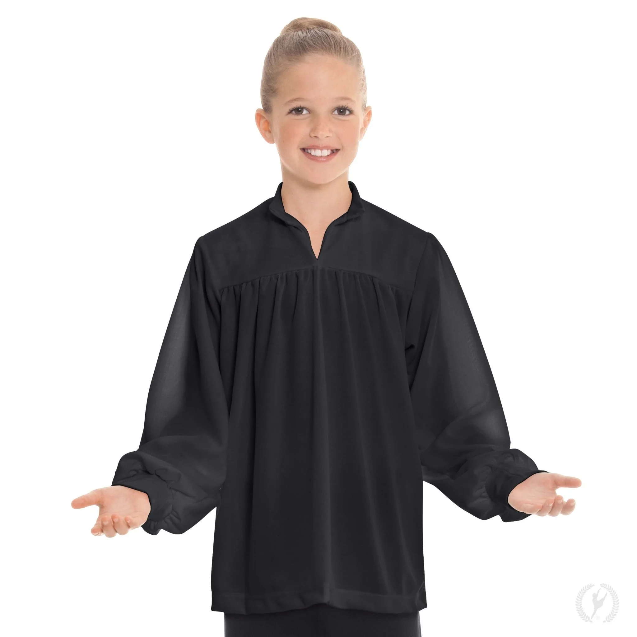 Child Unisex Open Collar Top (13831C) - Image 3