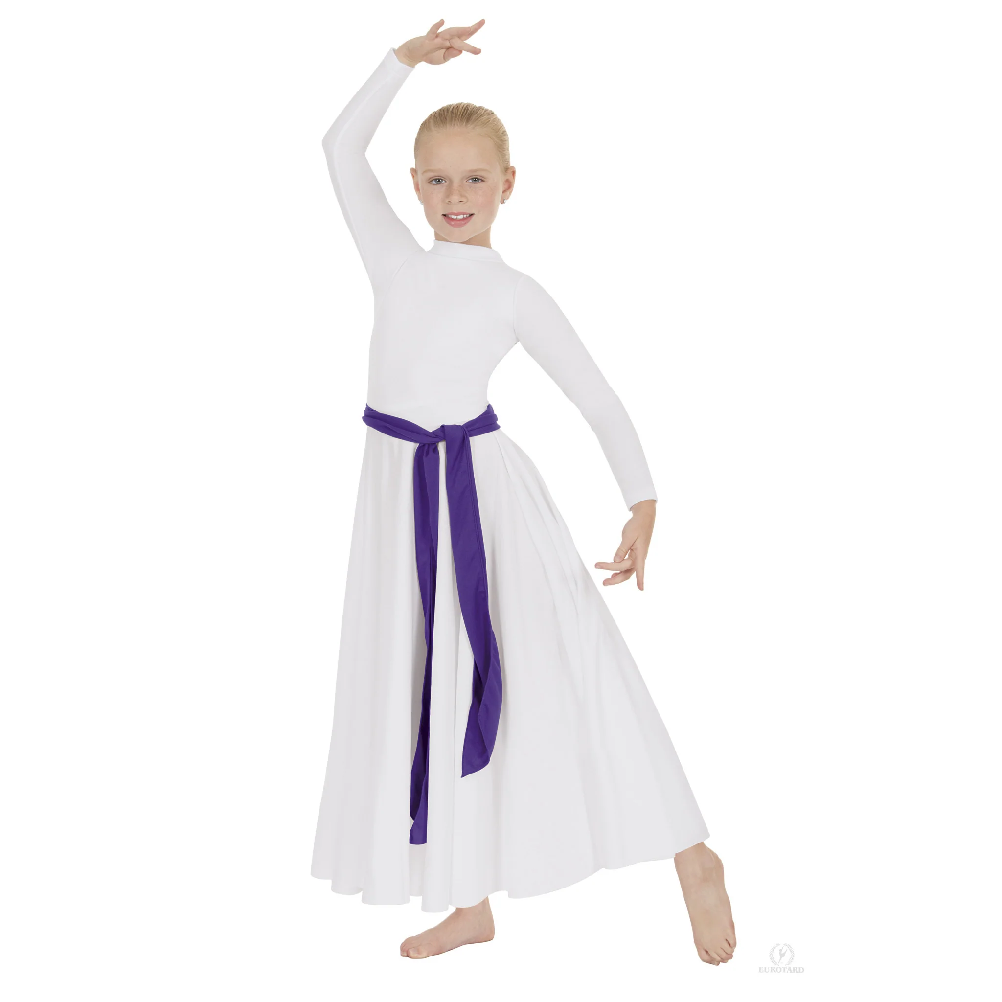 Child High Neck Simplicity Dress (13847C)