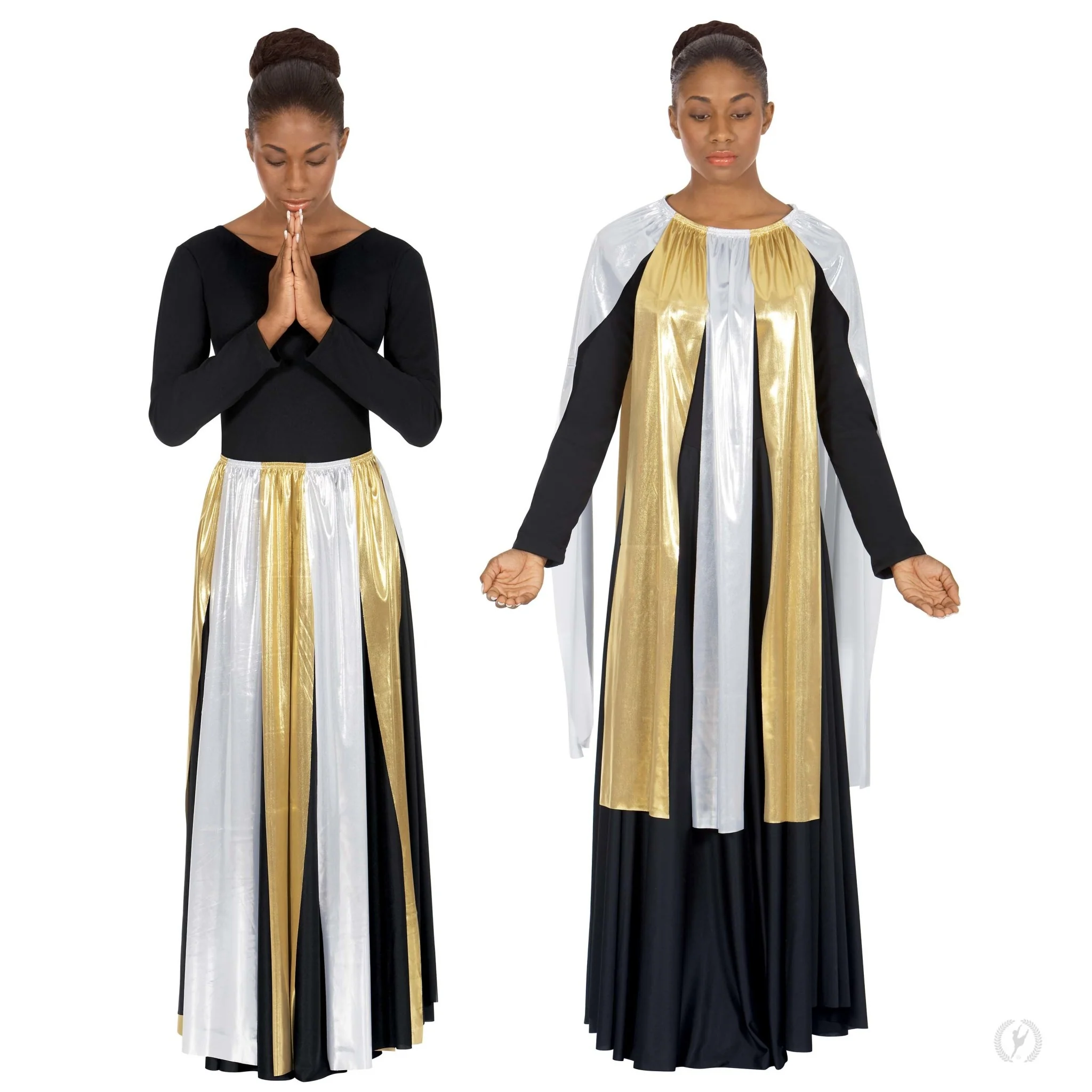 Adult Metallic Streamer Skirt Overlay (14808)