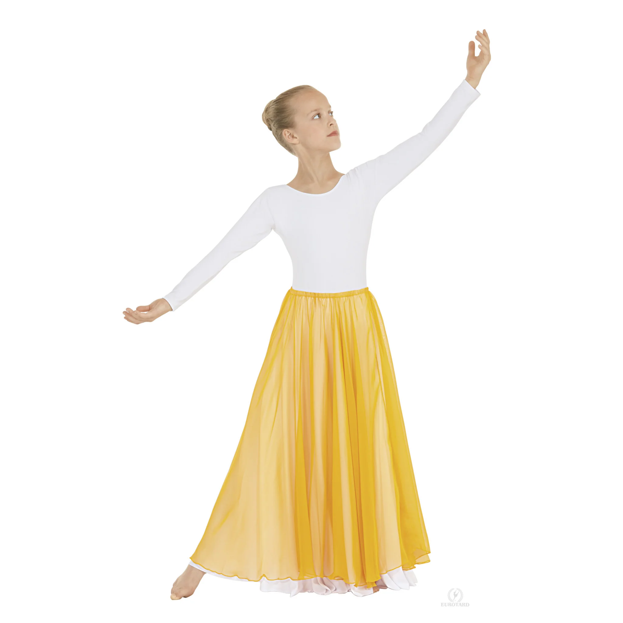 Child Sheer Devotion Chiffon Skirt (39746C)