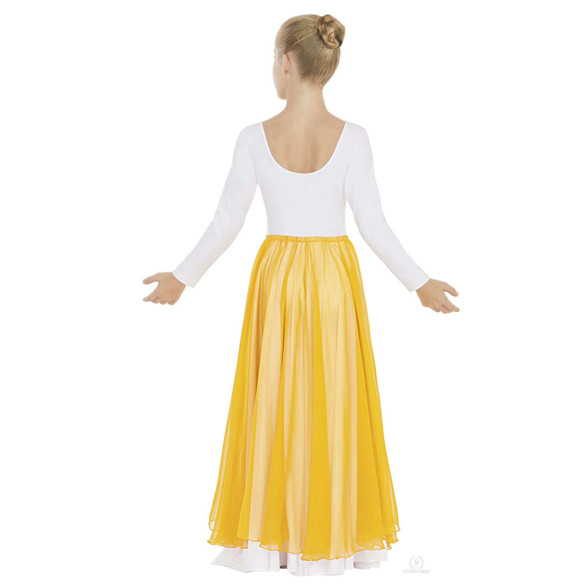 Child Sheer Devotion Chiffon Skirt (39746C) - Image 2