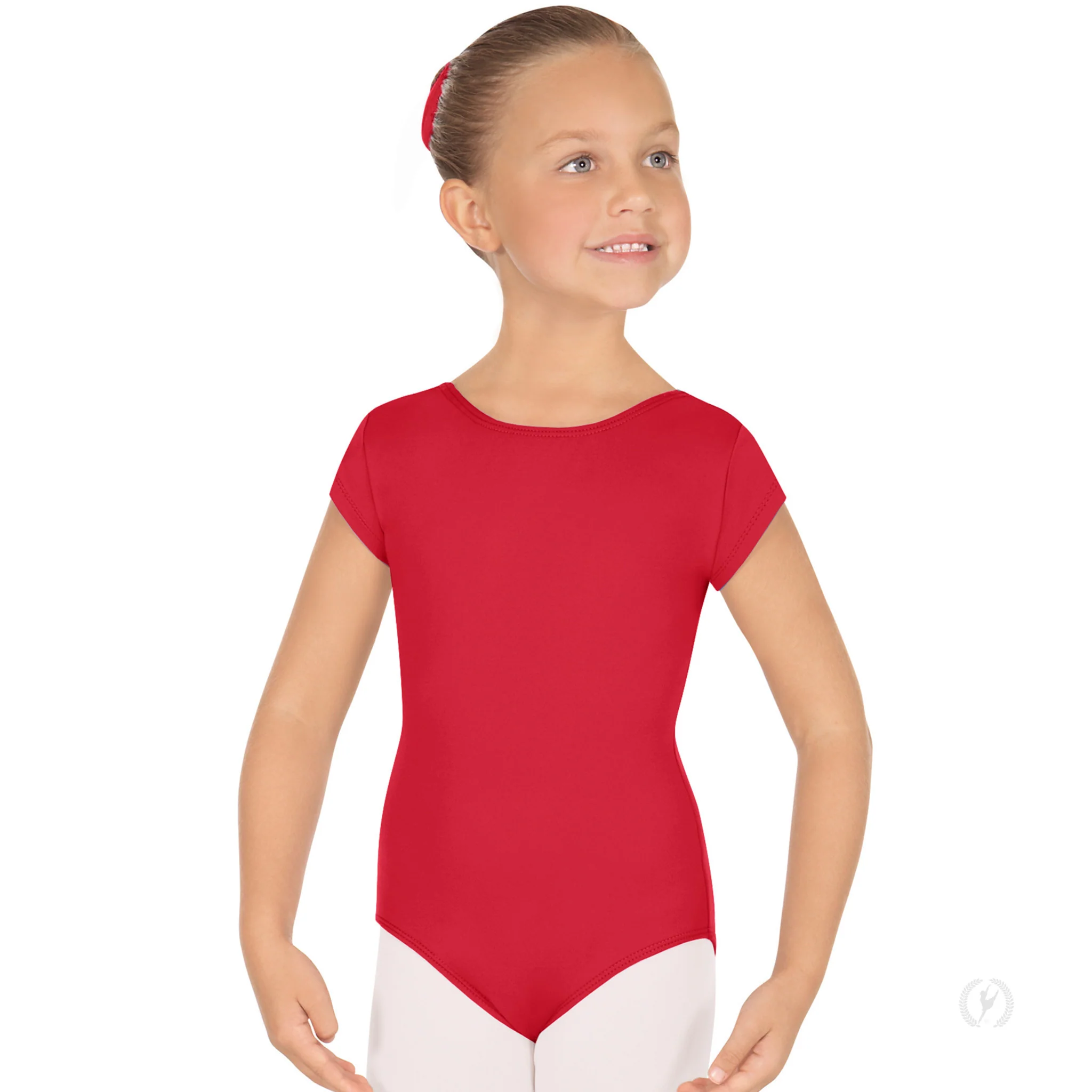 Child Short Sleeve Scoop Leotard (44475C) - Image 7