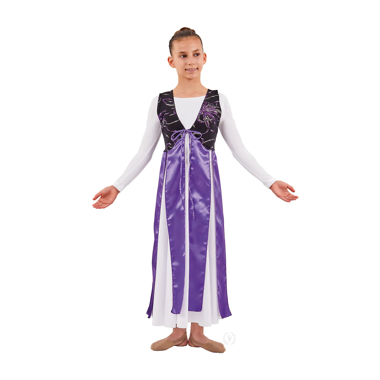 Child Opulent Orchid Streamer Overlay (83557C) - Image 3