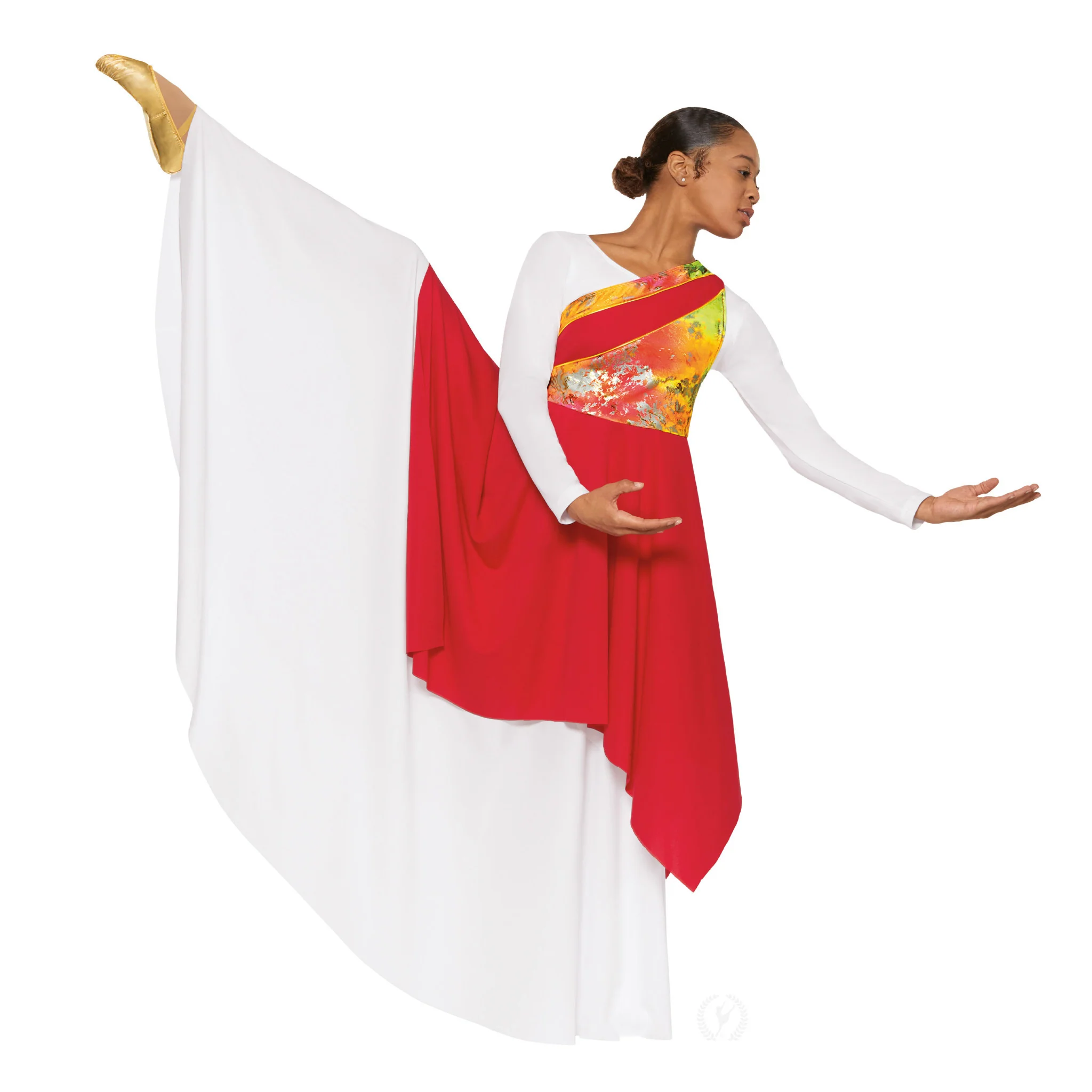 Adult Radiant Quartz Asymmetrical Tunic (91567)