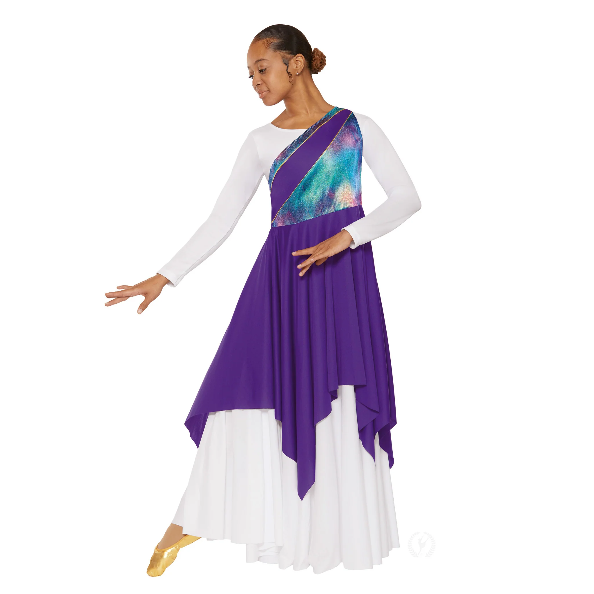 Adult Iridescent Asymmetrical Tunic (97567)