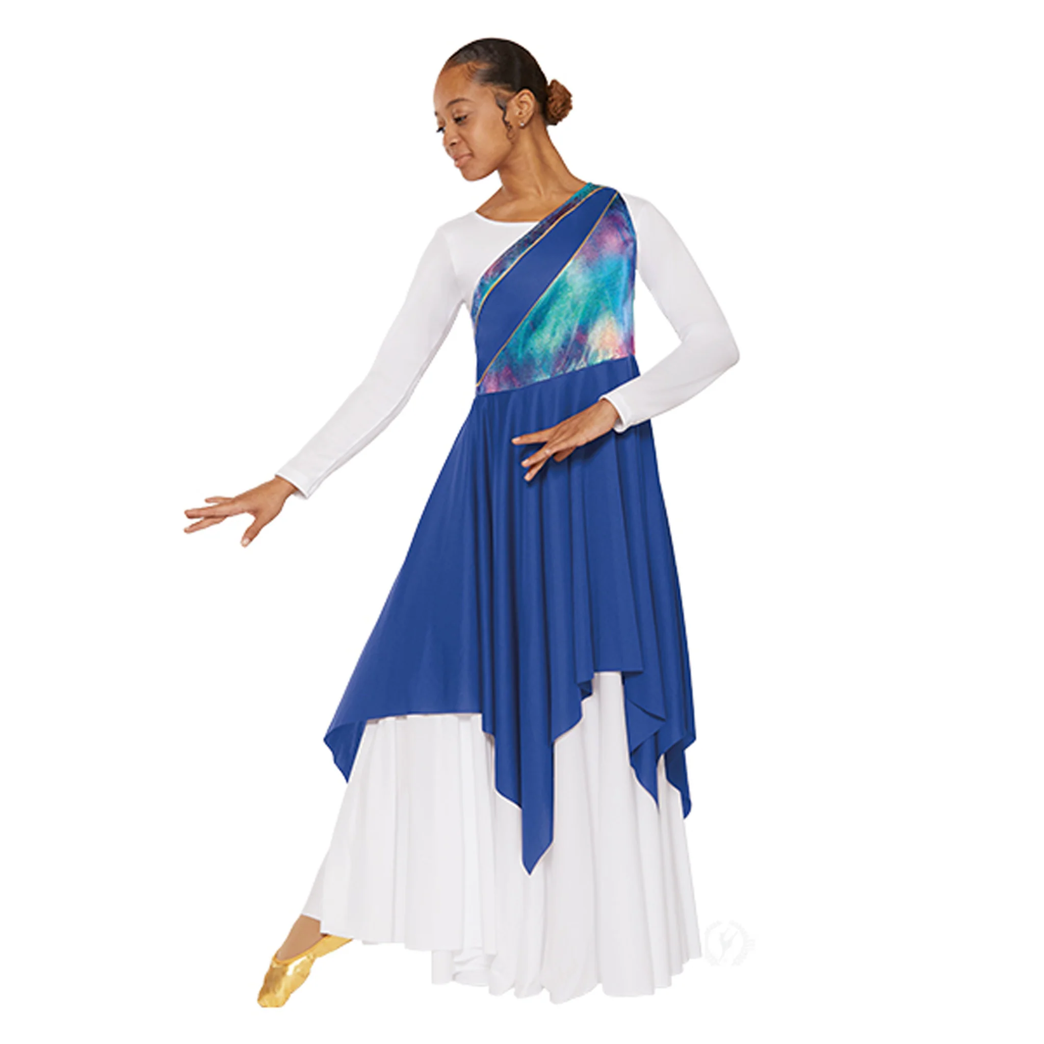 Child Iridescent Asymmetrical Tunic (97567C) - Image 3