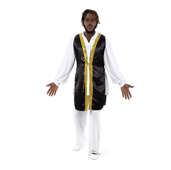 Rose of Sharon Satin Unisex Vest (B1103)