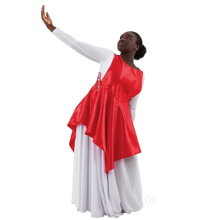 Rose of Sharon Satin Peplum Ephod (B1104) - Image 11