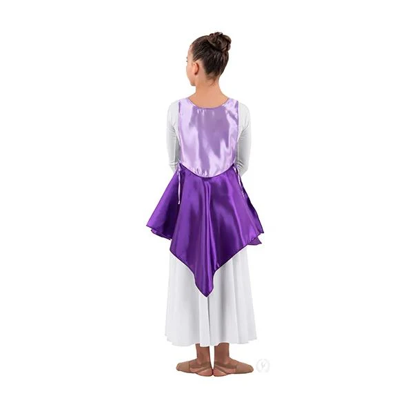 Child Rose of Sharon Satin Peplum Ephod (B1104C) - Image 2