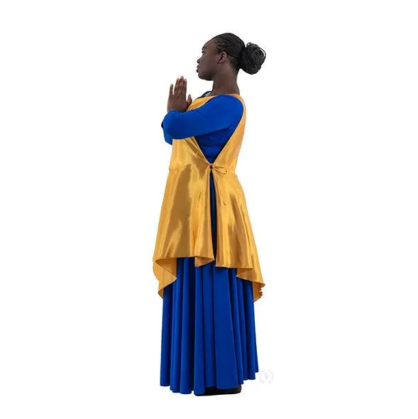 Child Rose of Sharon Satin Peplum Ephod (B1104C) - Image 7