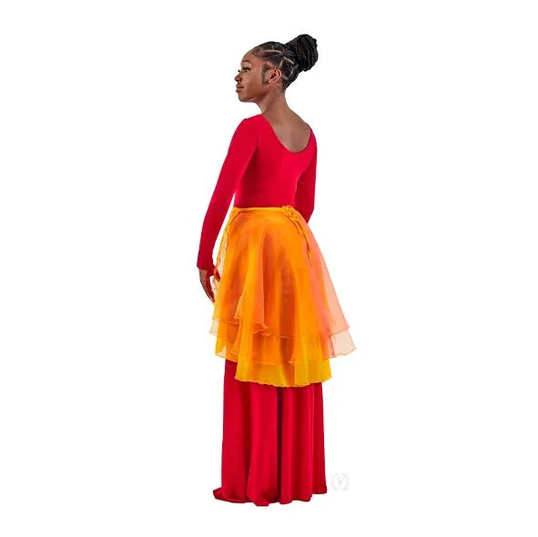 Adult Sunset Skies 3 Tier Wrap Skirt (B2133) - Image 2