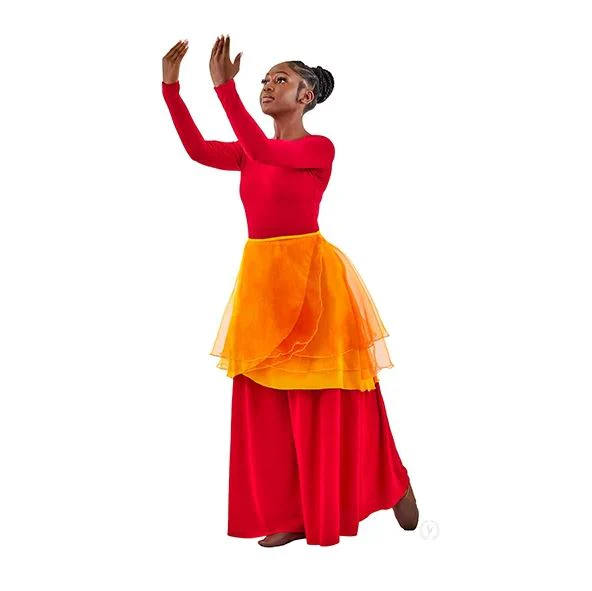 Adult Sunset Skies 3 Tier Wrap Skirt (B2133) - Image 3