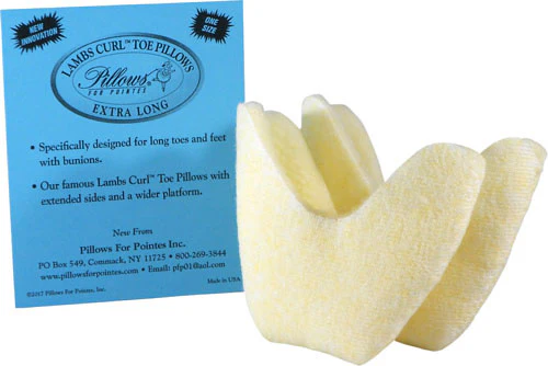 X-Long Lambs Curl Toe Pillows (LCTPX)
