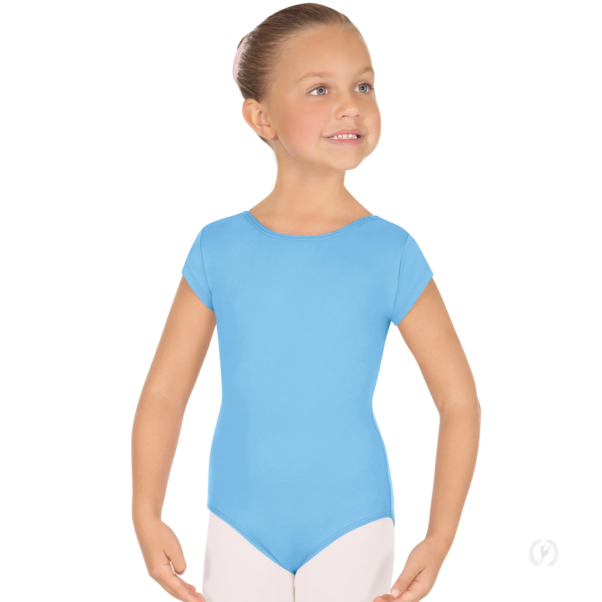 Child Short Sleeve Scoop Leotard (44475C) - Image 4