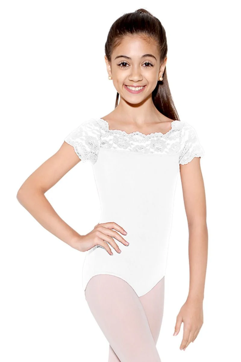 Tilly Cap Sleeve Leo w/ Lace (SL17) - Image 3
