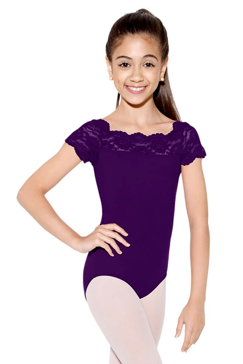 Tilly Cap Sleeve Leo w/ Lace (SL17) - Image 4