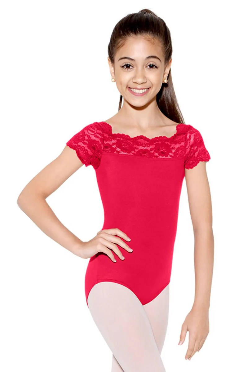 Tilly Cap Sleeve Leo w/ Lace (SL17) - Image 5