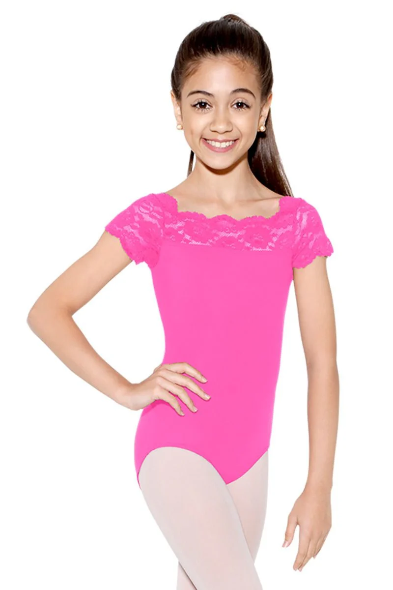 Tilly Cap Sleeve Leo w/ Lace (SL17) - Image 6